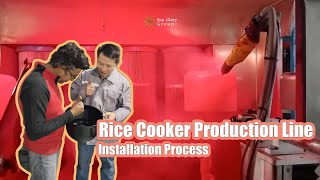 Rice Cooker Production Line Growth Dairy #factory #craft #production