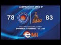 Gubbio-Spello 78-83 - Basket Serie D - 18 feb 2018