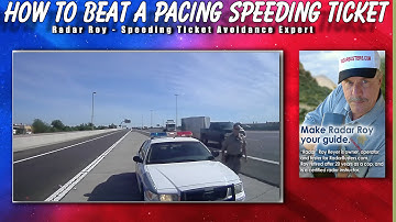 How to Beat a Pacing Speeding Ticket - Radar Roy