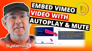 Divi Theme Embed A Vimeo Video with Autoplay And Mute 👈👍👈