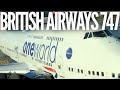 British Airways 747 from London to New York - an unexpected flight!
