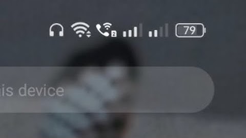 Phone with a WiFi signal Icon Mean on Android How to turn it ON/OFF
