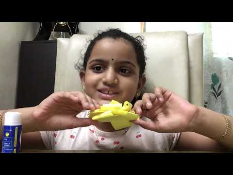 How to make a flower ribbon - YouTube