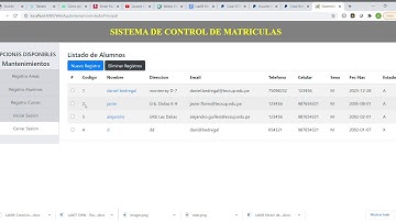 Simulación Patrón MVC y DAO