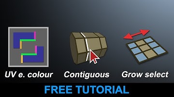 Maya Tricks and Secrets - Part 5 - UV Edge Color, Select Contiguous Edges, Grow/Shrink Select Hotkey