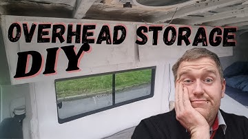 Cheap DIY Campervan Overhead Storage