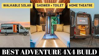 LUXURY Adventure with HOME Theater, Corner Shower, Walkable Solar