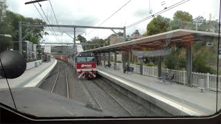 Australian diesel locomotive C509  cab ride  Rhodes to Cowan  October 2016