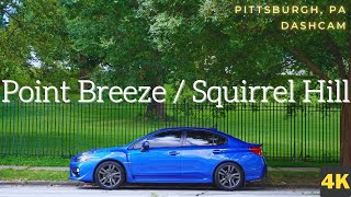 Pittsburgh, PA Squirrel Hill neighborhood - Driving Tour 4K Subaru WRX