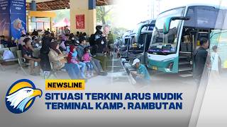 Hari Pertama Mudik Lebaran 2026: Warga Memadati Terminal Kampung Rambutan Jakarta Timur [Newsline]