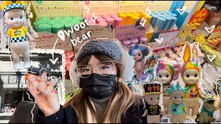 woot bear sonny angel adventure ☁️ (travel vlog to sf, unboxing!)