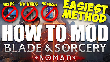 How to mod BLADE & SORCERY: NOMAD - NO PC | NO WIRE | NO PHONE | No Mobile VR station