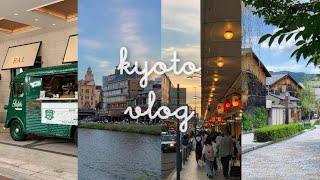 Kyoto vlog , 7월 초여름 교토여행 ep.2 | 여름 카모강 노을, 그릇쇼핑, 장어덮밥, 교토 카페, 츠케멘 맛집🤍 |