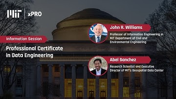Information session on MIT xPRO’s Professional Certificate in Data Engineering program