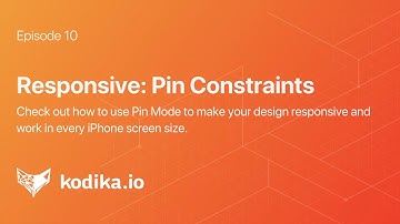 10-Responsive:Pin Constraints | iOS App Development Tutorial