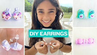 DIY Earrings | How to Make Your Own Stud Earrings | DIY Plastic Earrings