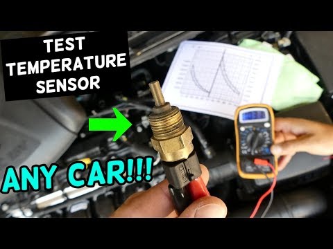 HOW TO TEST COOLANT TEMPERATURE SENSOR. Any Car