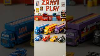 Pixar Cars Mcqueen, Miguel Camino With Truck Container