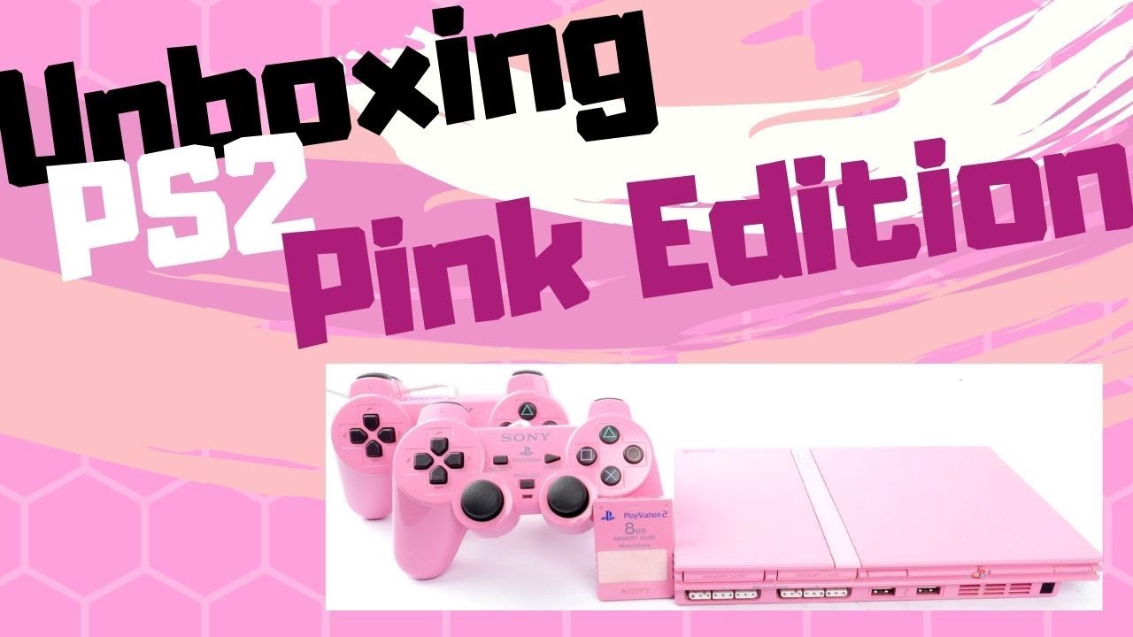 Unboxing PS2 Slim Pink Edition -