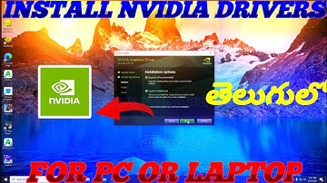 how to install nvidia graphics card in laptop and pc in telugu //     #nvidia #nvidiagraphicscard #