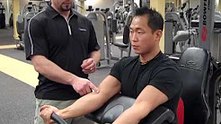 Biceps Curl With Preacher Curl Attachment