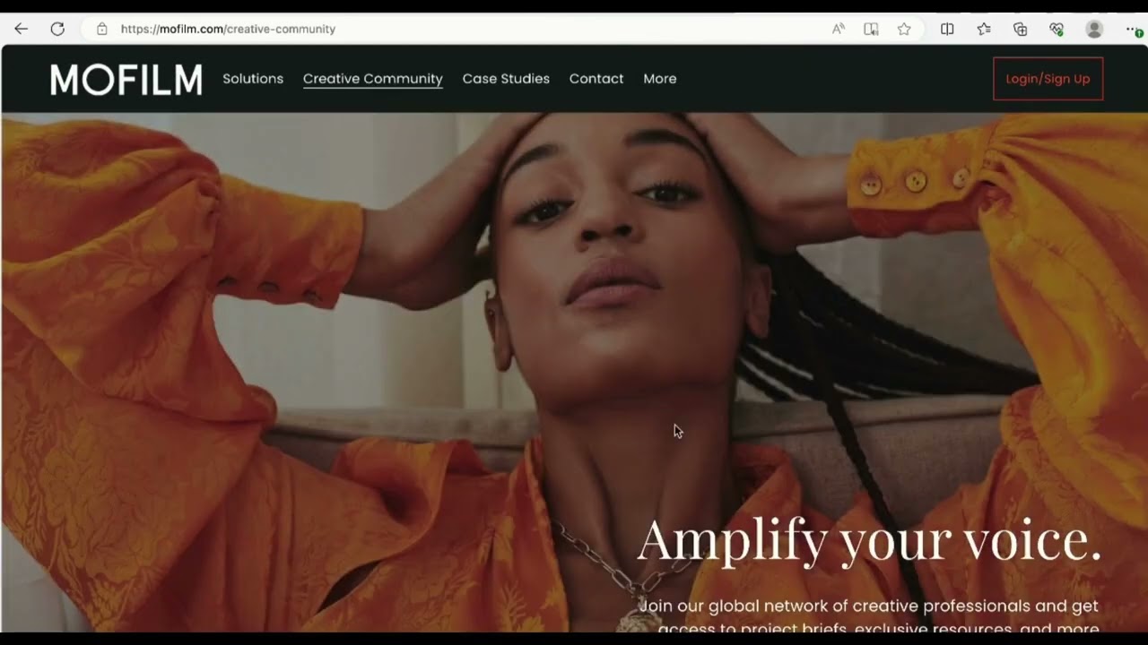 How to Create and Complete Your Mofilm.com Profile