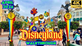 Disneyland Weekend Walkthrough April 2024 4K