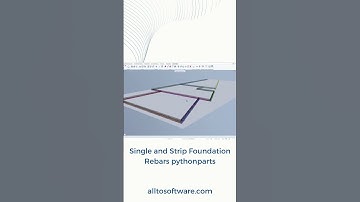 Footings Reinforcement in Allplan - By ALLTO PythonPart