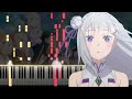 Reweave Re Zero Season 3 Re ゼロ第3期 OP Piano Synthesia Konomi Suzuki
