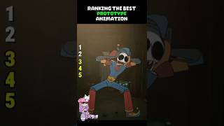 Ranking The Best Prototype Animation #poppyplaytimechapter5 #gaming #tweening #shorts #prototype
