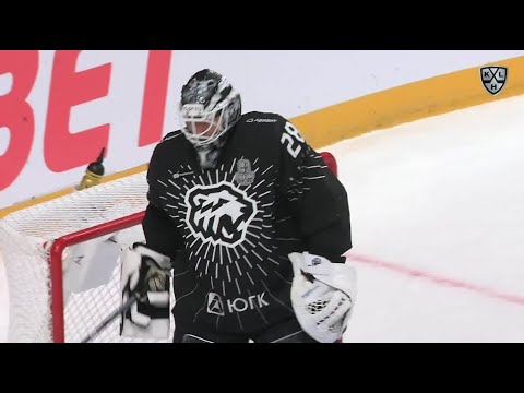 Fedotov stops it lying on the ice