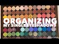 Organizing My Single Eyeshadows | Karen Harris Makeup