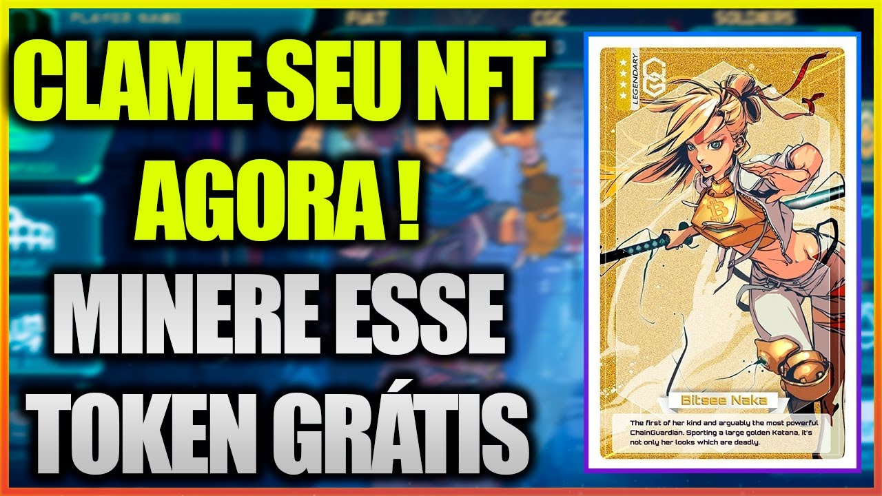 ( CHAINGUARDIANS )MINERE ESSA CRIPTOMOEDA NFT JÁ LISTADA E CLAME SEUS NFT's TODOS OS DIAS MODO FREE