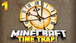 Minecraft - TIME TRAP SURVIVAL! #1 (Mine & Kill to Survive!) w/Preston, Vikkstar & Woofless