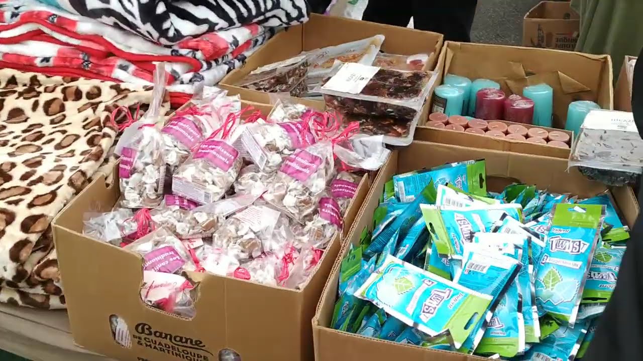 ¿QUÉ SE PUEDE ENCONTRAR EN UNA FERIA FRANCESA? FERIA EN FRANCIA+PRODUCTOS+COMPRAS+VLOG+VIAJE