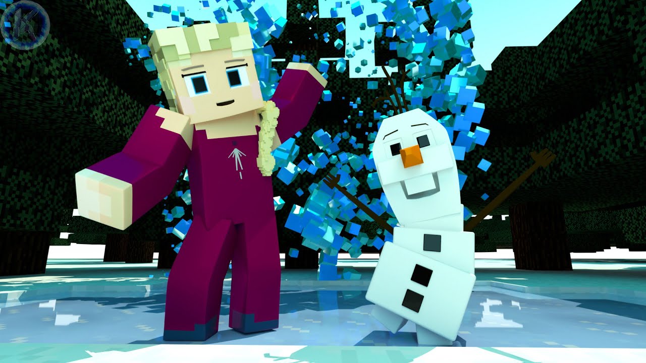 Frozen 2 Olaf Minecraft Animation Youtube - mi nueva mansion de millonaria roblox lyna let s play index