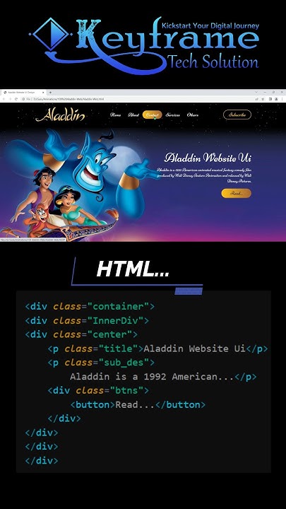 Designing A Stunning Landing Page HTML CSS | Landing Page - YouTube