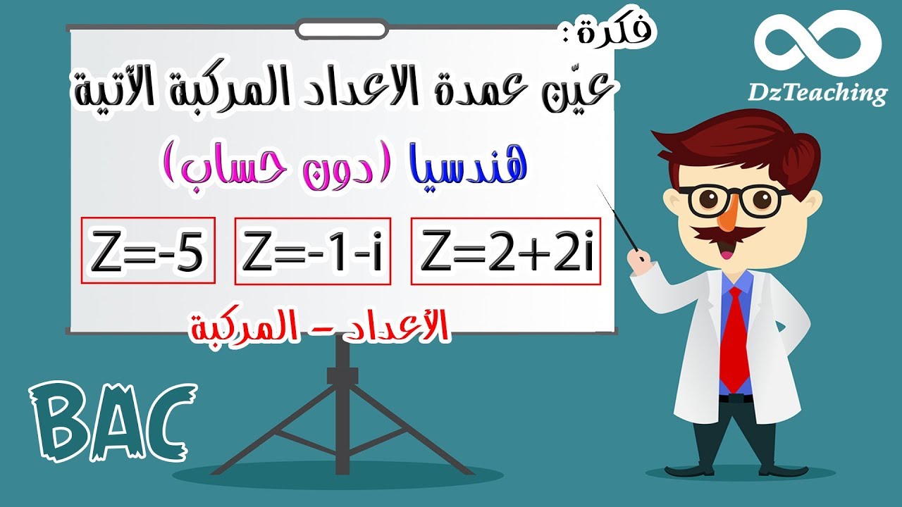 تنبيه هام حول تعيين عمدة عدد مركّب [أفكار الرياضيات في البكالوريا علمي رقم 20]