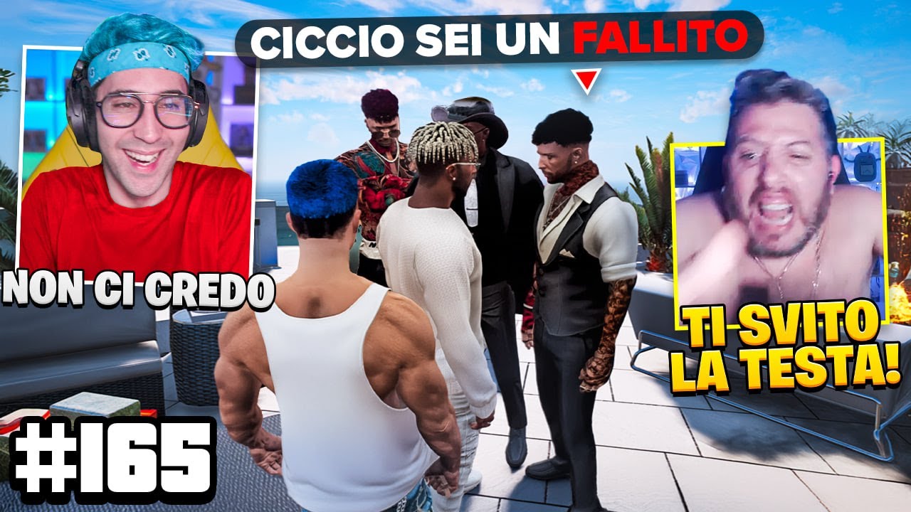 CICCIO SCLERA in ASSISTENZA su GTA5 RP (TEKTEK EP.165)