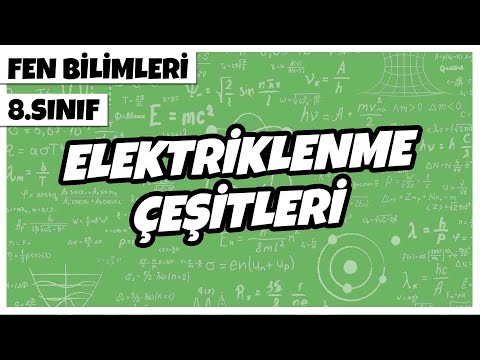 8. Sınıf Fen Bilimleri - Elektriklenme Çeşitleri | 2022