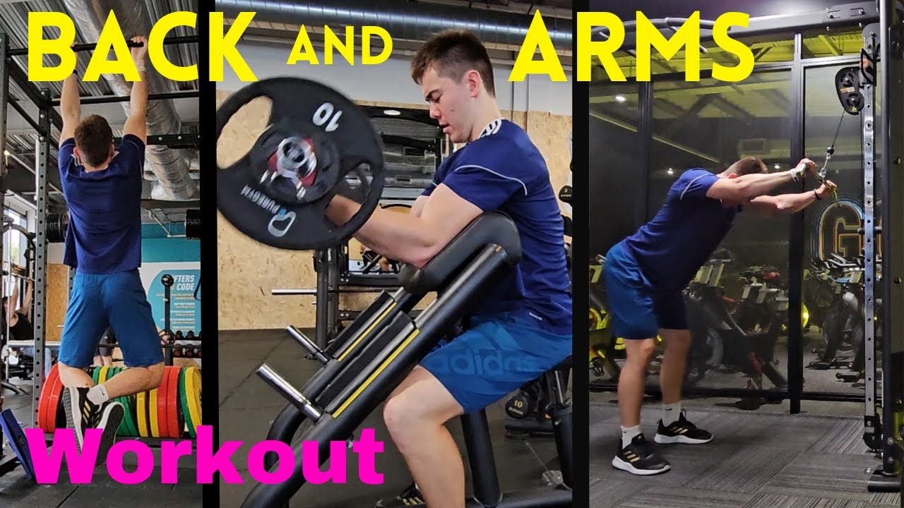 Higher volume Back and Arms workout YouTube