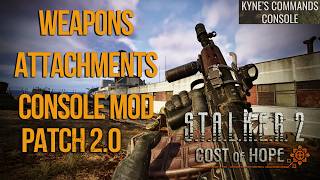 S.T.A.L.K.E.R. 2: Update 2.0 & DLC Cost of Hope - New Weapons. Attachments & Console Mod
