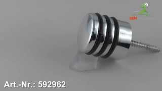 Türstopper, Modern, Kunststoff Metallisiert - Chrom Glänzend, Artnr. 592962