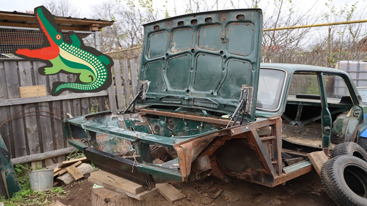 Капот аллигатор (Крокодил) на ЖИГУЛИ классику. Установка петель и ...