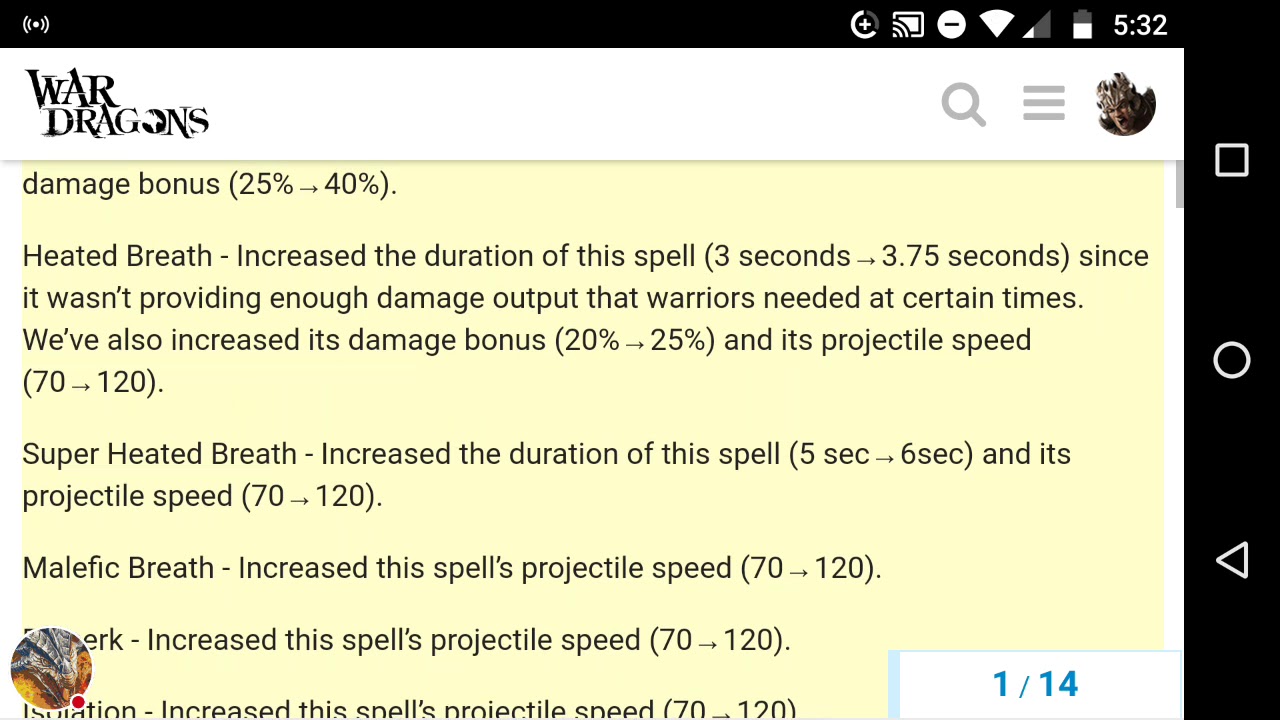 War Dragons: HUGE Balance Patch Coming!!! Buffed Sorcerers, Warriors, and Tons of Spells! 10/10