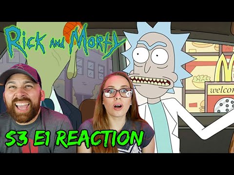 Rick and Morty S3 E1 "The Rickshank Rickdemption" SEASON PREMIERE REACTION - REACTIONS ON THE ROCKS!