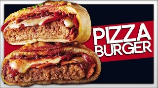 PIZZA BURGER! How To Make