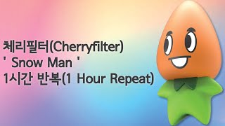 체리필터(Cherryfilter) ' Snow Man ' 1시간 반복(1 Hour Repeat)