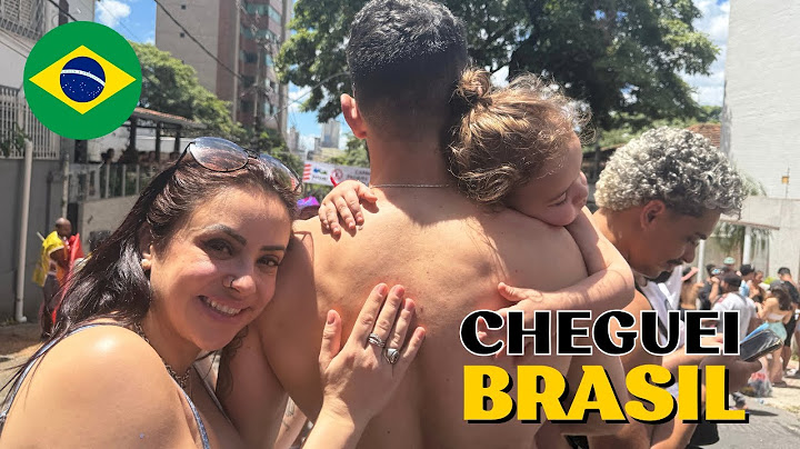 Chegamos no Brasil.