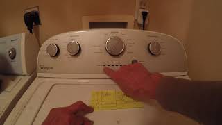 Whirlpool Top Load Washer (WTW4800BQ0) Error Codes F7E6 F7E5 faults- Part 1 - motor hum, no spin